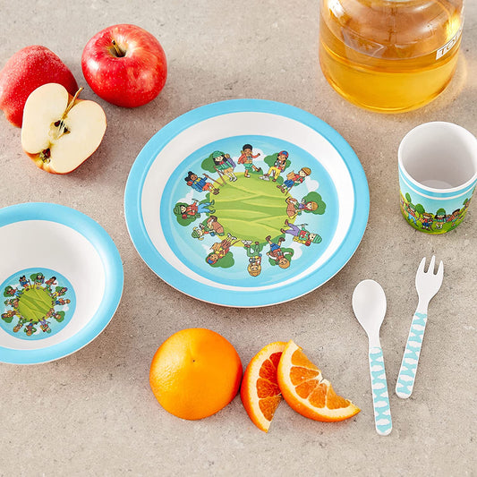 Together in Nature Hikers 5-Piece Mealtime Set