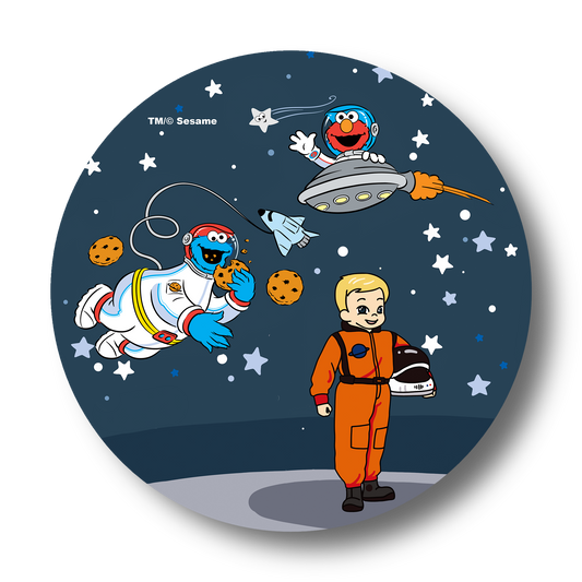 Sesame Street® Astronaut Plates – Colorfull Plates® (Multiple Characters!)