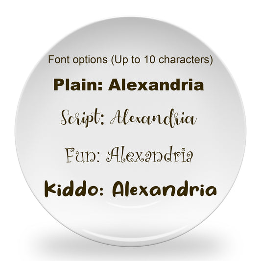 Yellow Family Plate Set