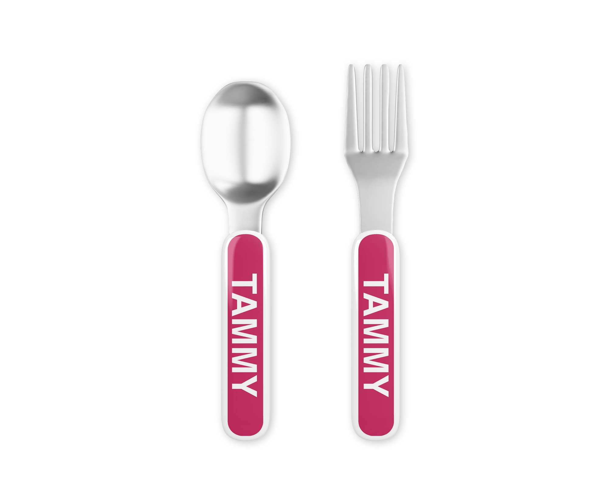 thumbnail image 2 of Set Of 6 Kids Utensils, Stainless Steel Forks And Spoons, Toddler Silverware Flatware Set For Self Feeding With Travel Carrying Cases Spoon Set For Work 2 of 12