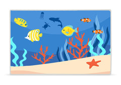 Shaula Kid Marine Biologist Plate Set (BPA-Free, Non-Toxic, Dishwasher & Microwave Safe)
