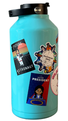Color Block Future President Sticker