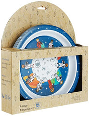 Four Piece Plate Set- Astronauts