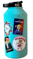 Color Block Future President Sticker