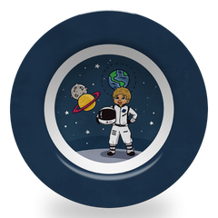 Canes Kid Astronaut Plate