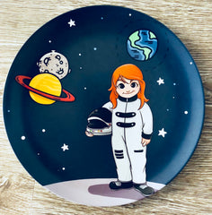 Hatysa Kid Astronaut Plate