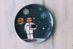Percy Kid Astronaut Plate