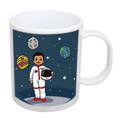 Percy Kid Astronaut Plate