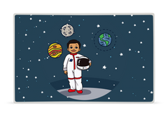 Percy Kid Astronaut Plate