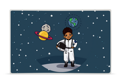 Bode Kid Astronaut Plate