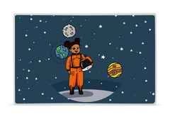 Malin Kid Astronaut Plate