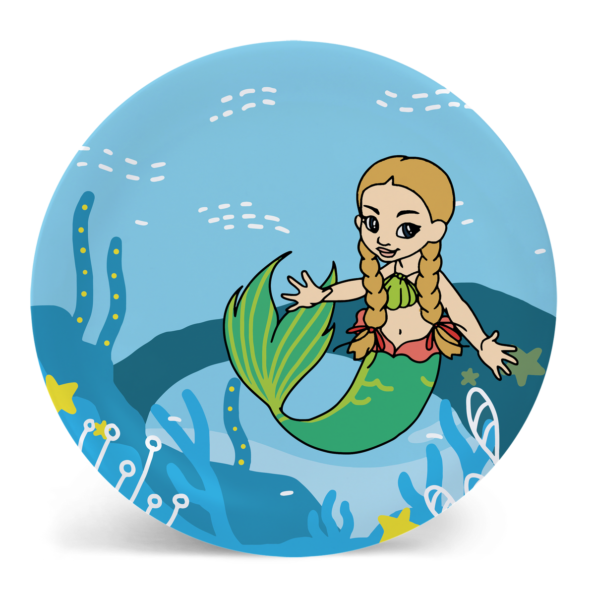 Leyah Mermaid Plate